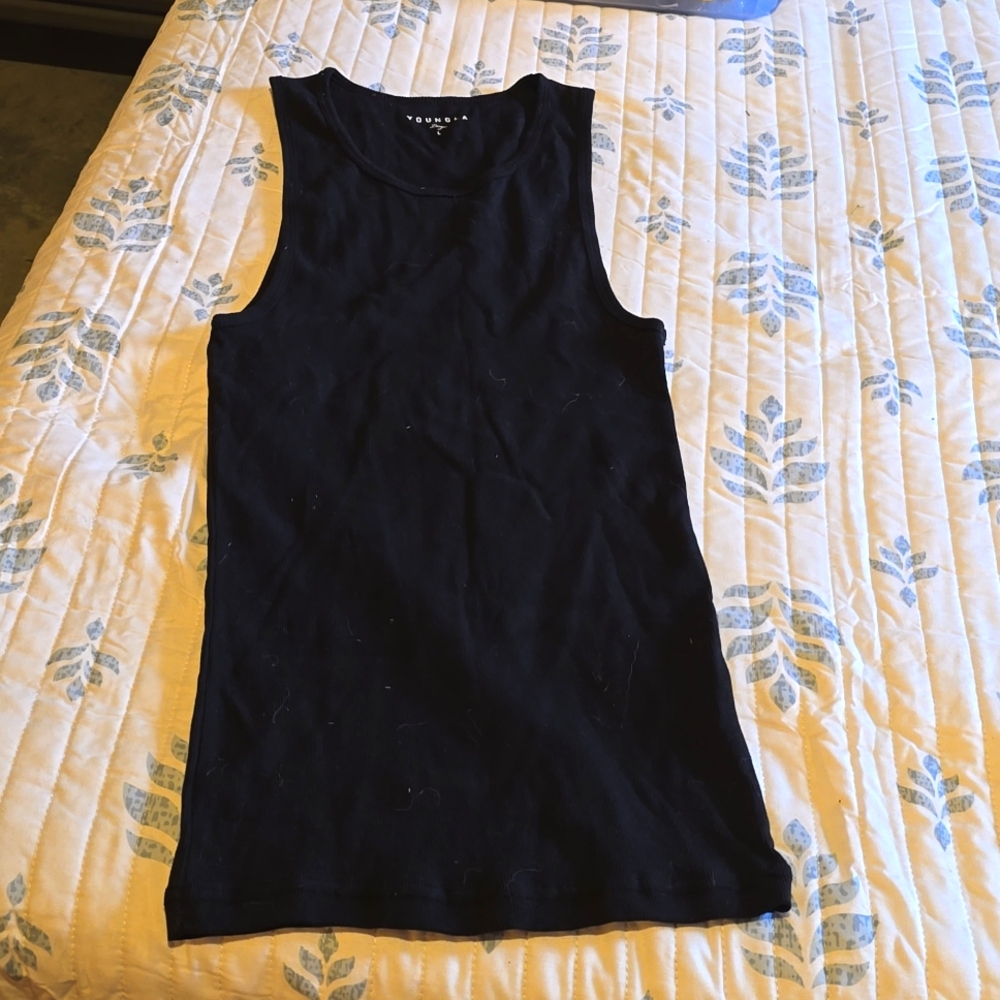 YOUNGLA RIBBED TANK TOP